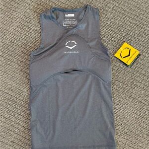 Evoshield Gray Tank Top with Chest Protector - NWT
